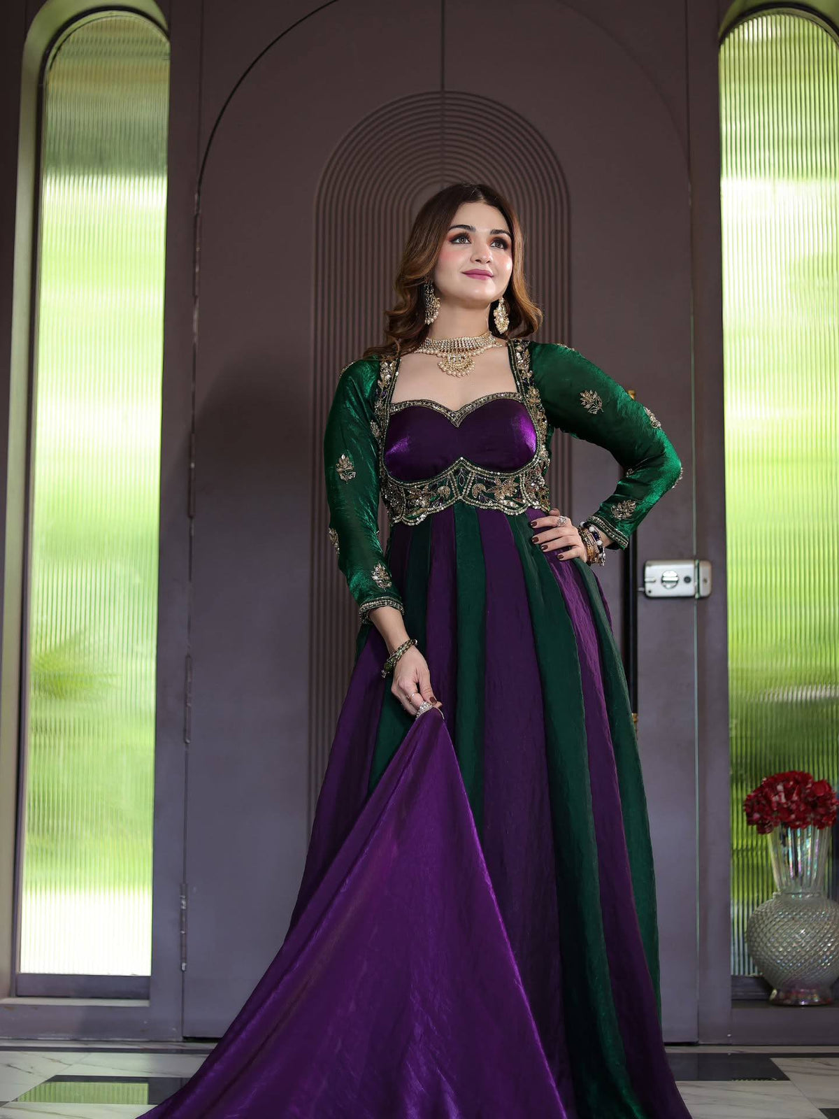 Meherbano Peacock Suit Set